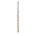 Lab Grown Diamond 6.56 Carat Oval Tennis Bracelet 14KY