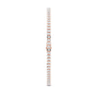 Lab Grown Diamond 4.74 Carat Bezel Tennis Bracelet 14KY