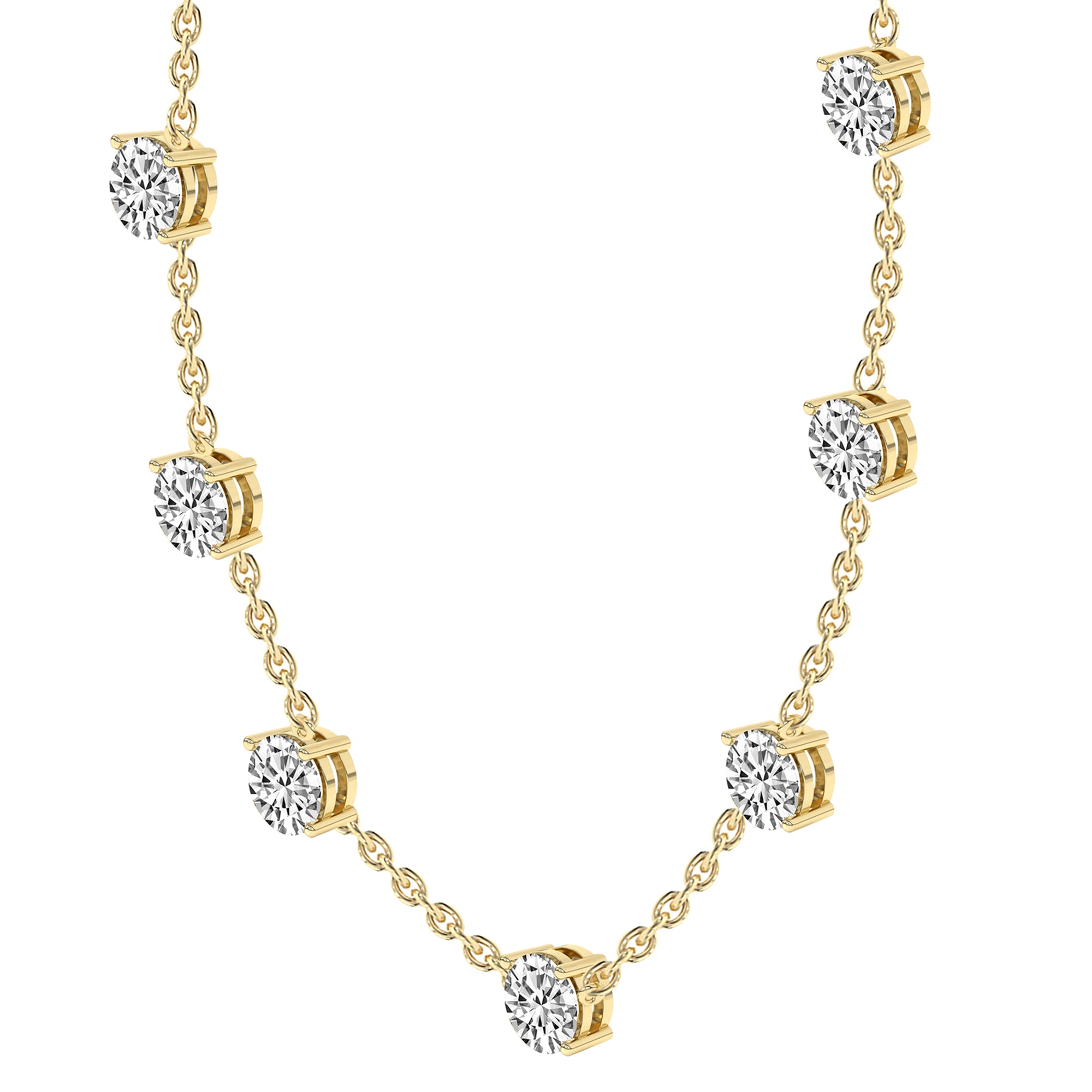 2.10 Carat Diamond Fashion Necklace 14K