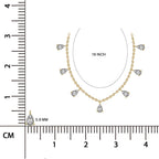 Refined Pear Diamond Necklace