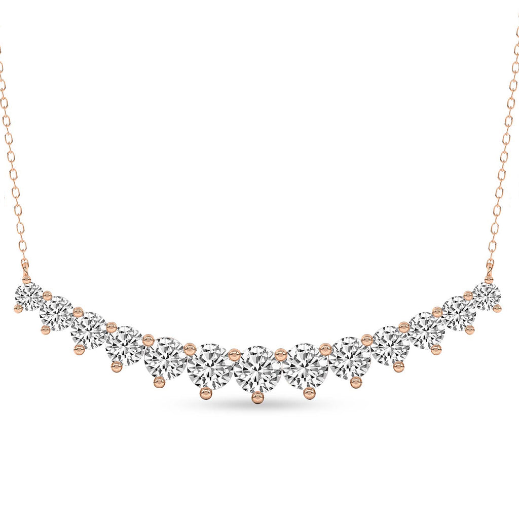 5.06 Carat Diamond Fashion Necklace 14K - Rose Gold