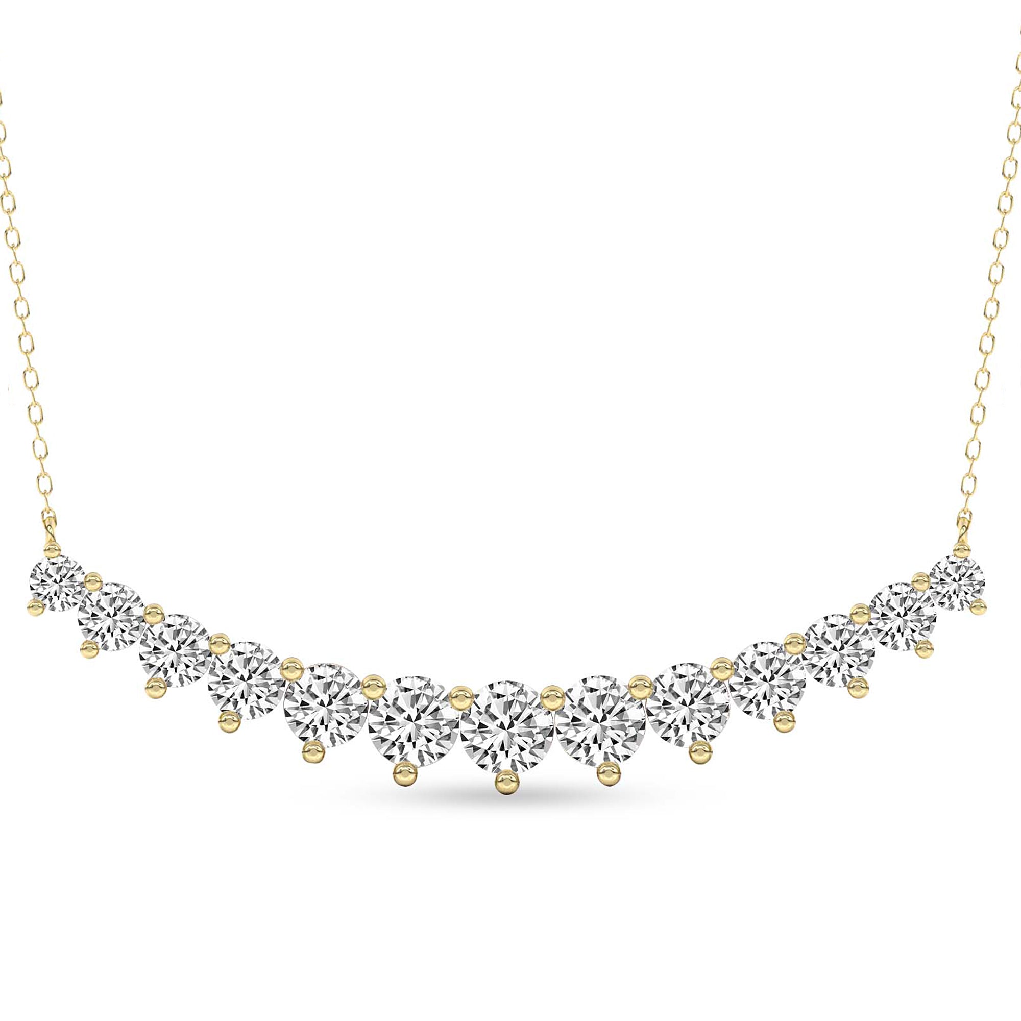 5.06 Carat Diamond Fashion Necklace 14K