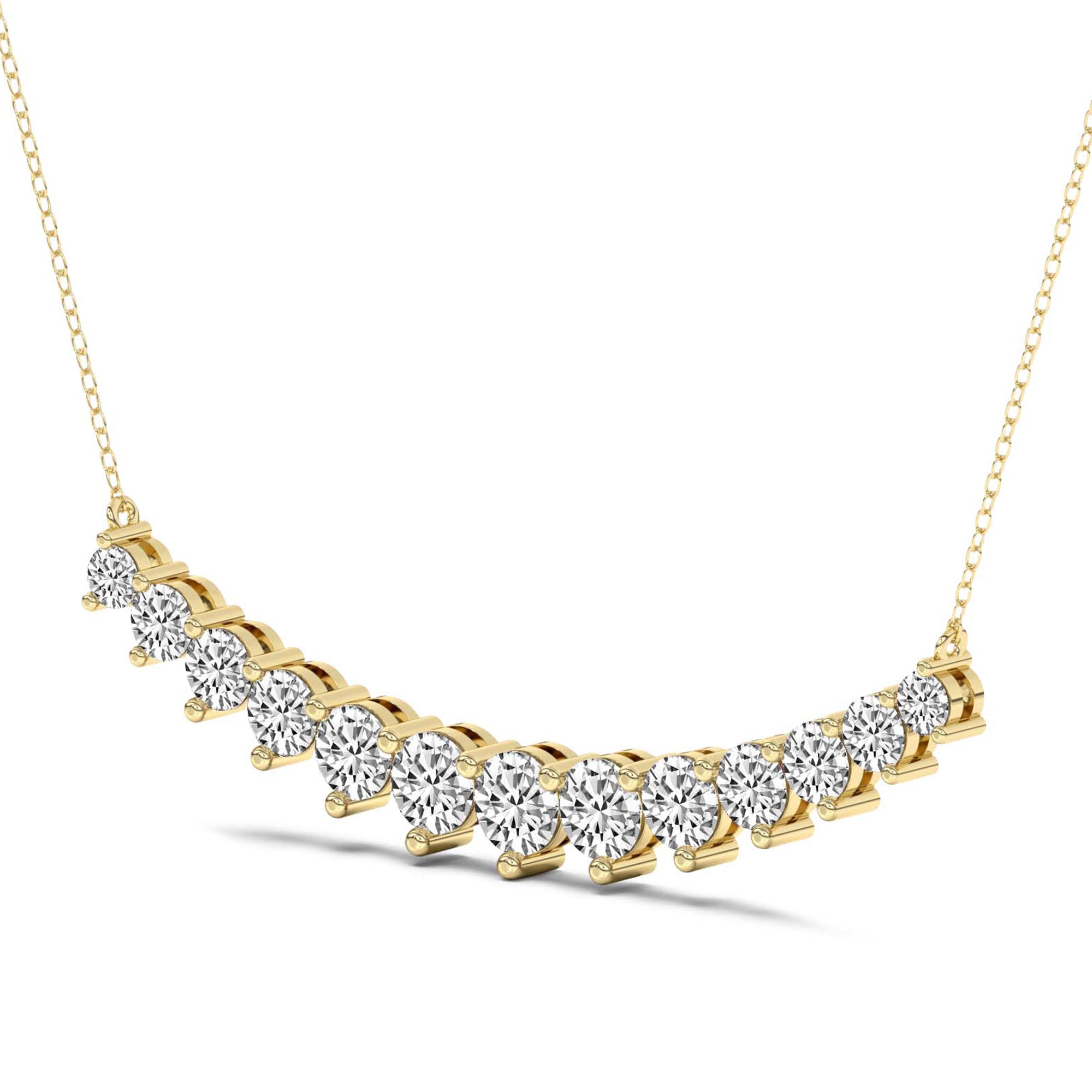 5.06 Carat Diamond Fashion Necklace 14K
