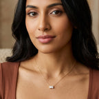 Timeless Emerald-Cut Diamond Necklace