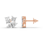 2.1 Carat Fashion Earrings 14K - Rose Gold