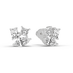 2.1 Carat Fashion Earrings 14K - White Gold