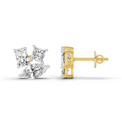 2.1 Carat Fashion Earrings 14K