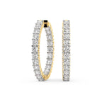 5.66 Carat 14K Gold Aurelia Hoop Earring