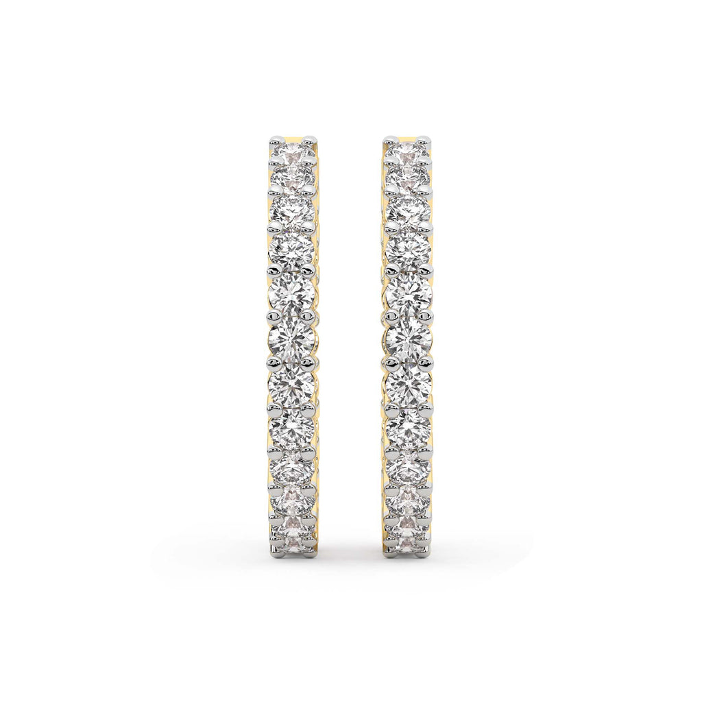 5.66 Carat 14K Gold Aurelia Hoop Earring