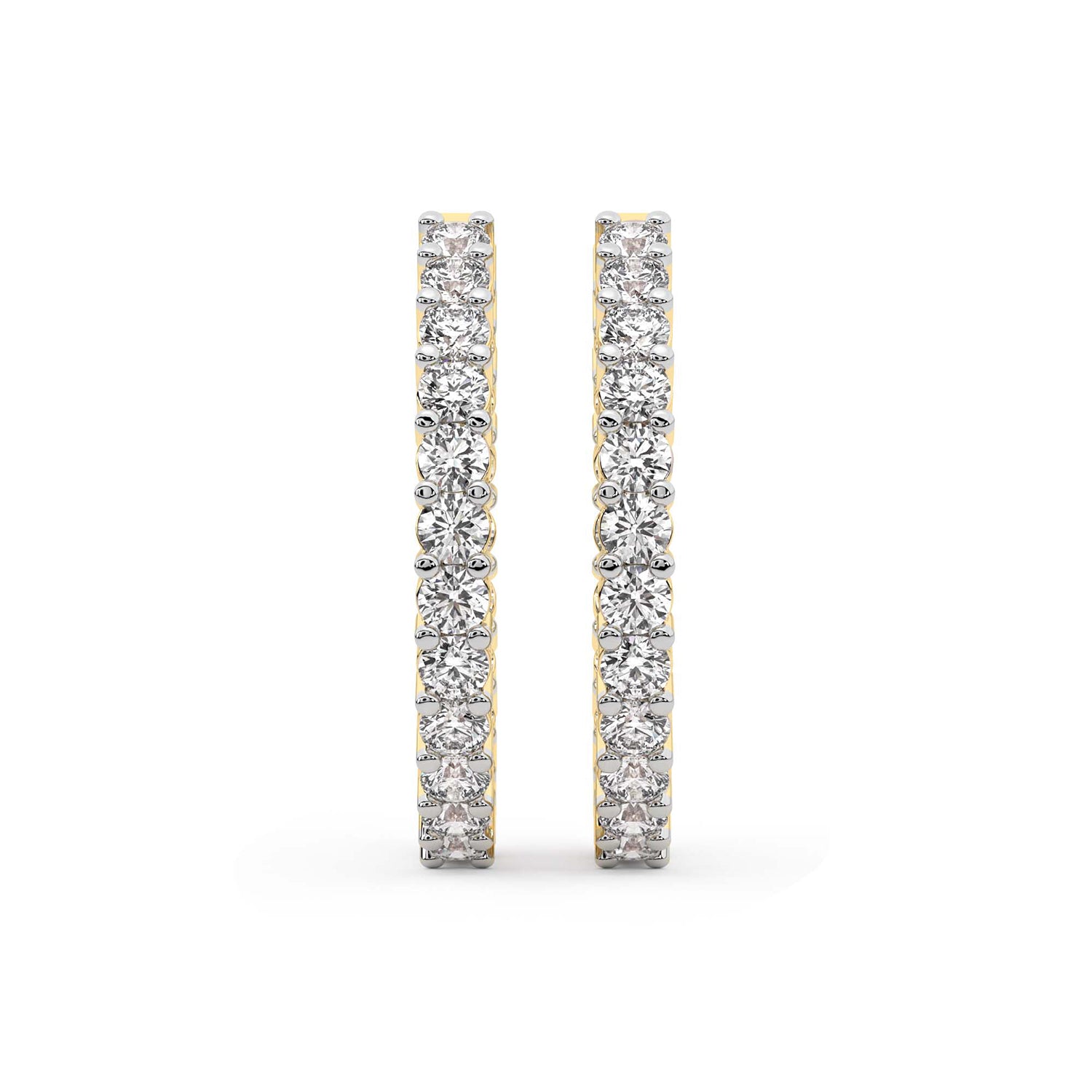 5.66 Carat 14K Gold Aurelia Hoop Earring