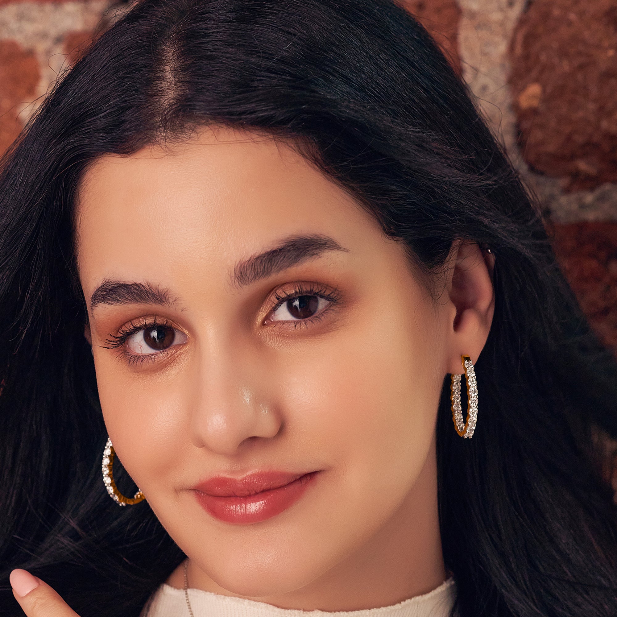 5.66 Carat 14K Gold Aurelia Hoop Earring