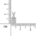 Exquisite Pear Solitaire Diamond Pendant