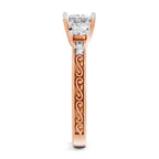 1.46 Ct Cushion Shape Solitaire Diamond Ring