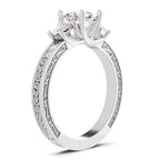 1.46 Ct Cushion Shape Solitaire Diamond Ring