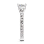 1.46 Ct Cushion Shape Solitaire Diamond Ring