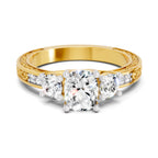 1.46 Ct Cushion Shape Solitaire Diamond Ring