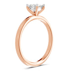 0.75 Ct Emerald Shape Solitaire Diamond Ring