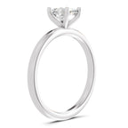 0.75 Ct Emerald Shape Solitaire Diamond Ring