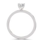 0.75 Ct Emerald Shape Solitaire Diamond Ring