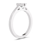 0.50 Ct Pear Shape Solitaire Diamond Ring