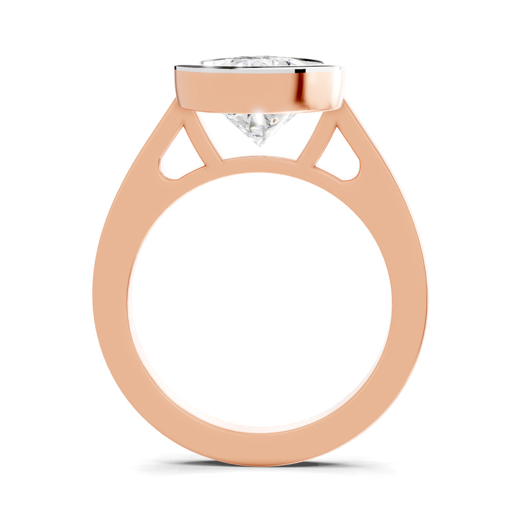 3 Ct Pear Shape Solitaire Diamond Ring