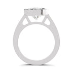 3 Ct Pear Shape Solitaire Diamond Ring