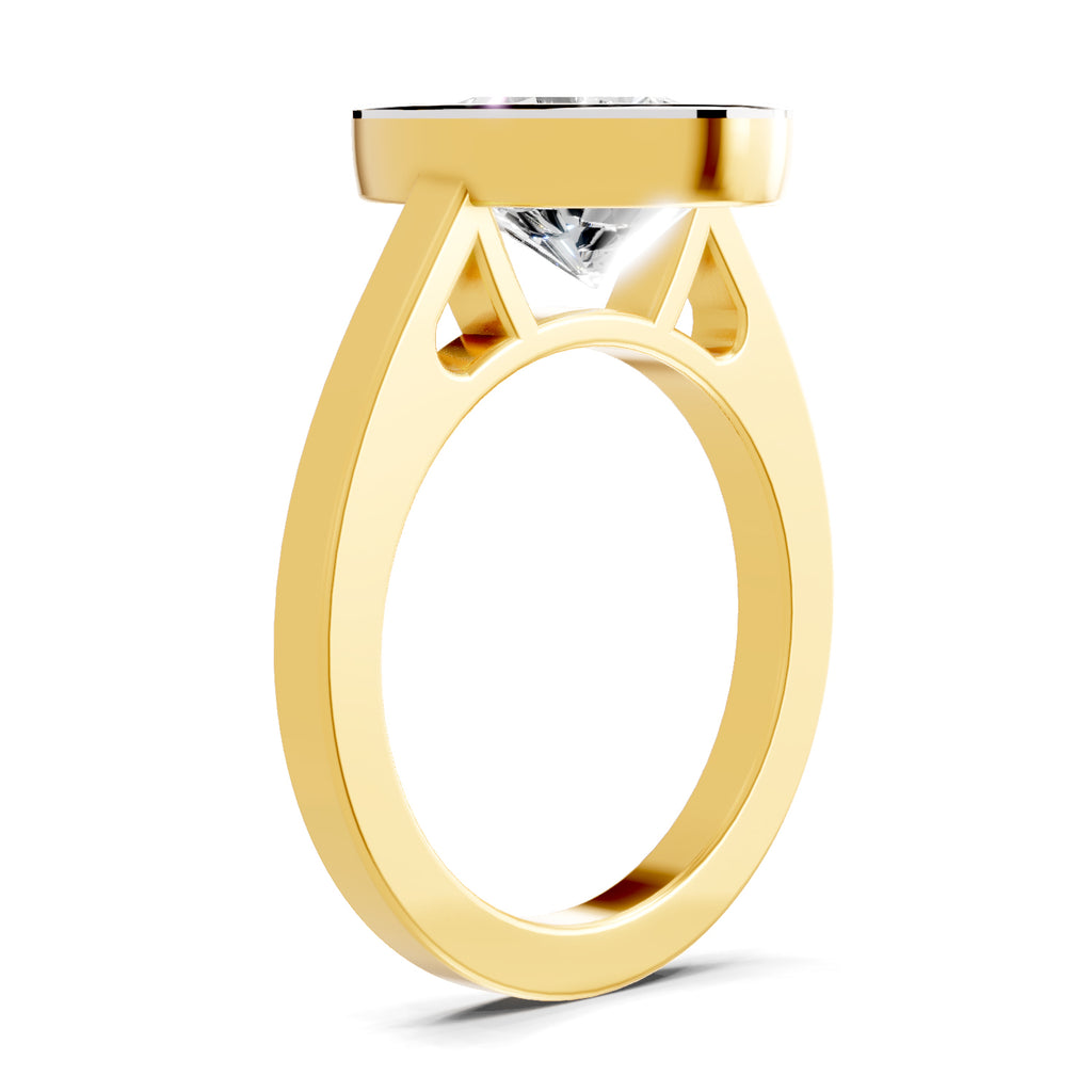 3 Ct Pear Shape Solitaire Diamond Ring
