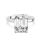 5 Ct Emerald Shape Solitaire Diamond Ring