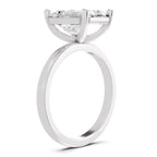 5 Ct Emerald Shape Solitaire Diamond Ring