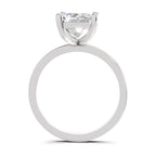 5 Ct Emerald Shape Solitaire Diamond Ring