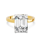 5 Ct Emerald Shape Solitaire Diamond Ring