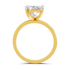 5 Ct Emerald Shape Solitaire Diamond Ring