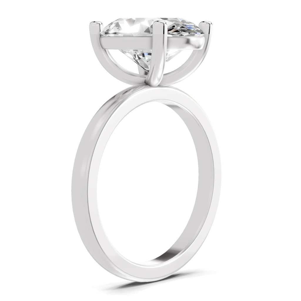 4 Ct Oval Shape Solitaire Diamond Ring