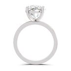 4 Ct Oval Shape Solitaire Diamond Ring