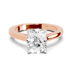 2 Ct Cushion Shape Solitaire Diamond Ring