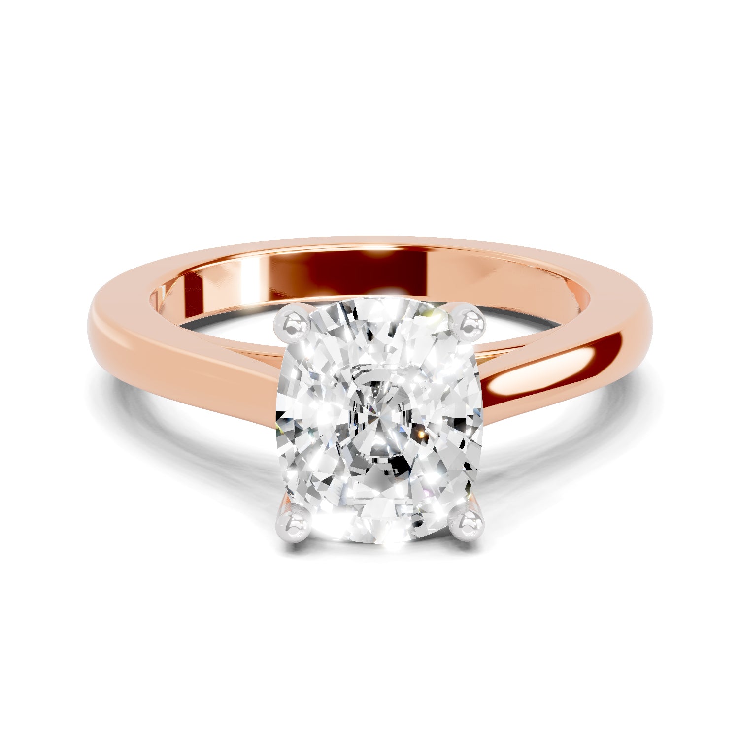 4 Ct Oval Shape Solitaire Diamond Ring