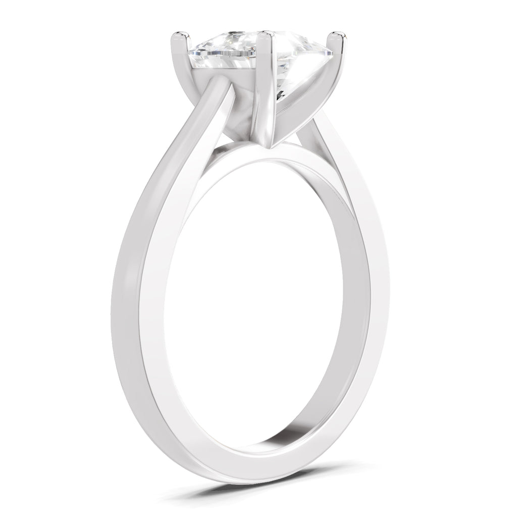 2 Ct Cushion Shape Solitaire Diamond Ring