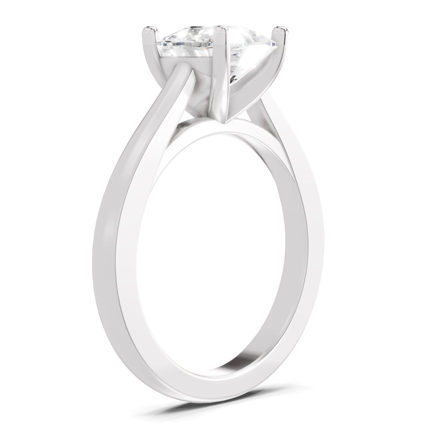 2 Ct Cushion Shape Solitaire Diamond Ring