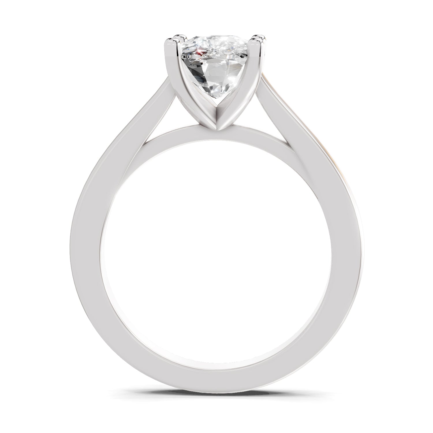 2 Ct Cushion Shape Solitaire Diamond Ring