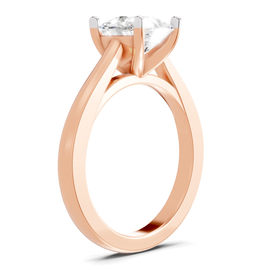 3 Ct Cushion Shape Solitaire Diamond Ring