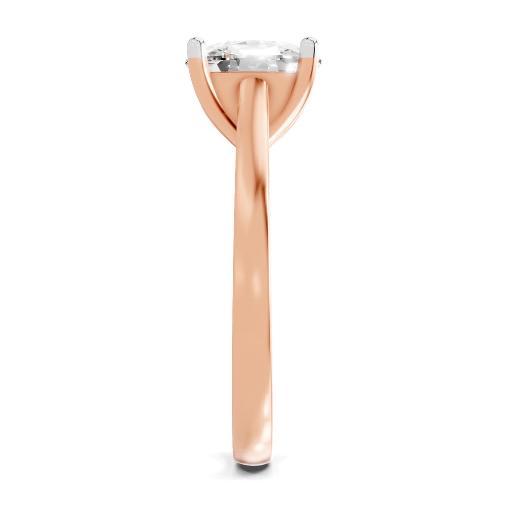 3 Ct Cushion Shape Solitaire Diamond Ring