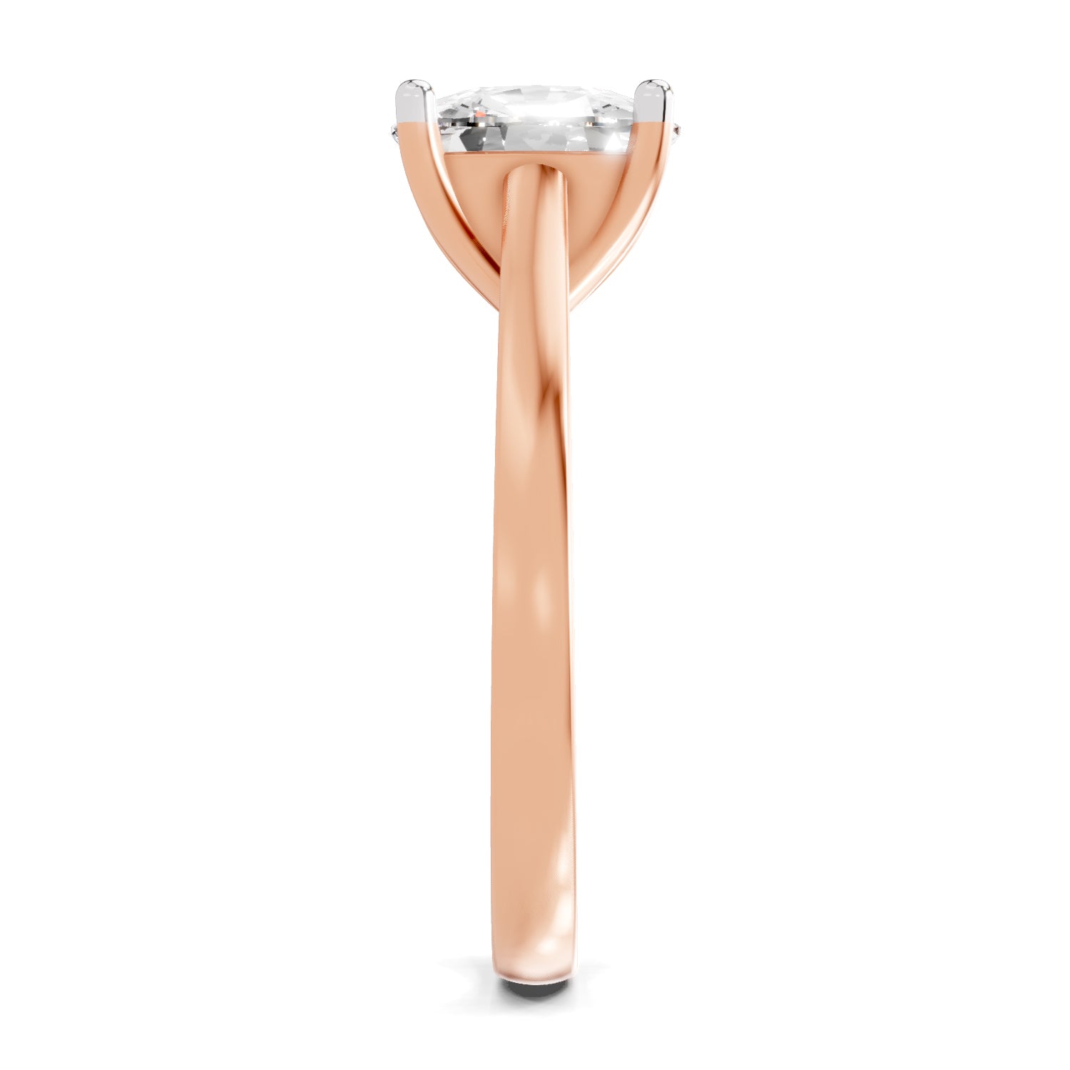 3 Ct Cushion Shape Solitaire Diamond Ring