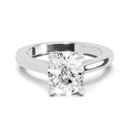 3 Ct Cushion Shape Solitaire Diamond Ring