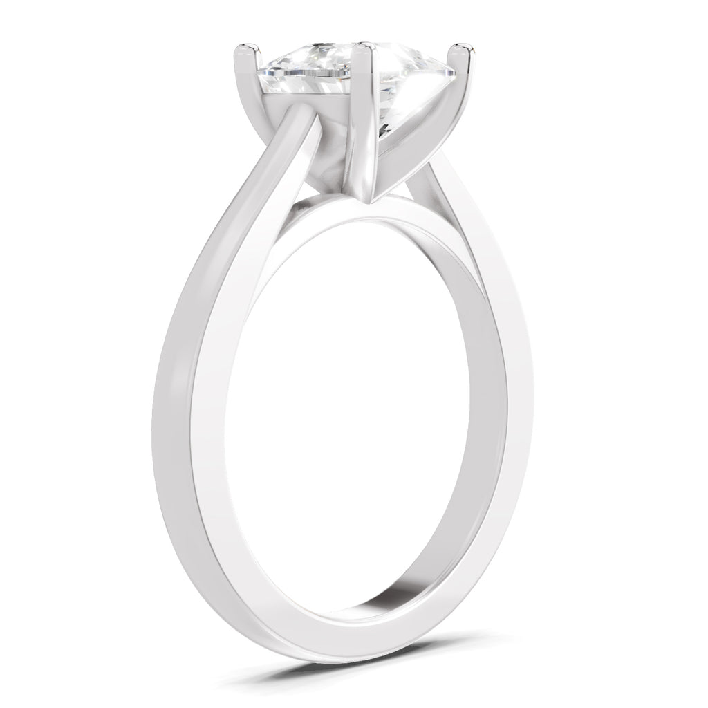 3 Ct Cushion Shape Solitaire Diamond Ring