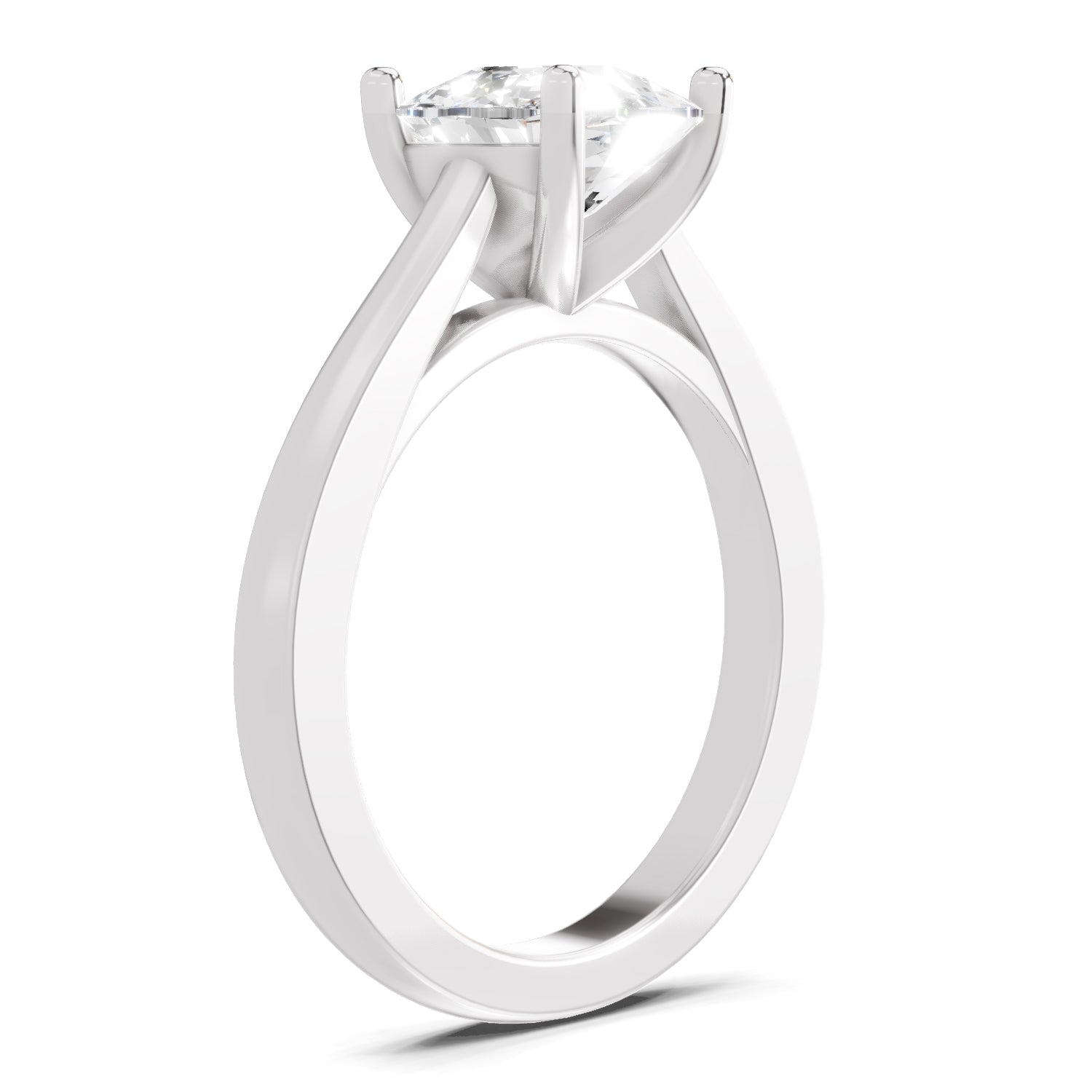 3 Ct Cushion Shape Solitaire Diamond Ring