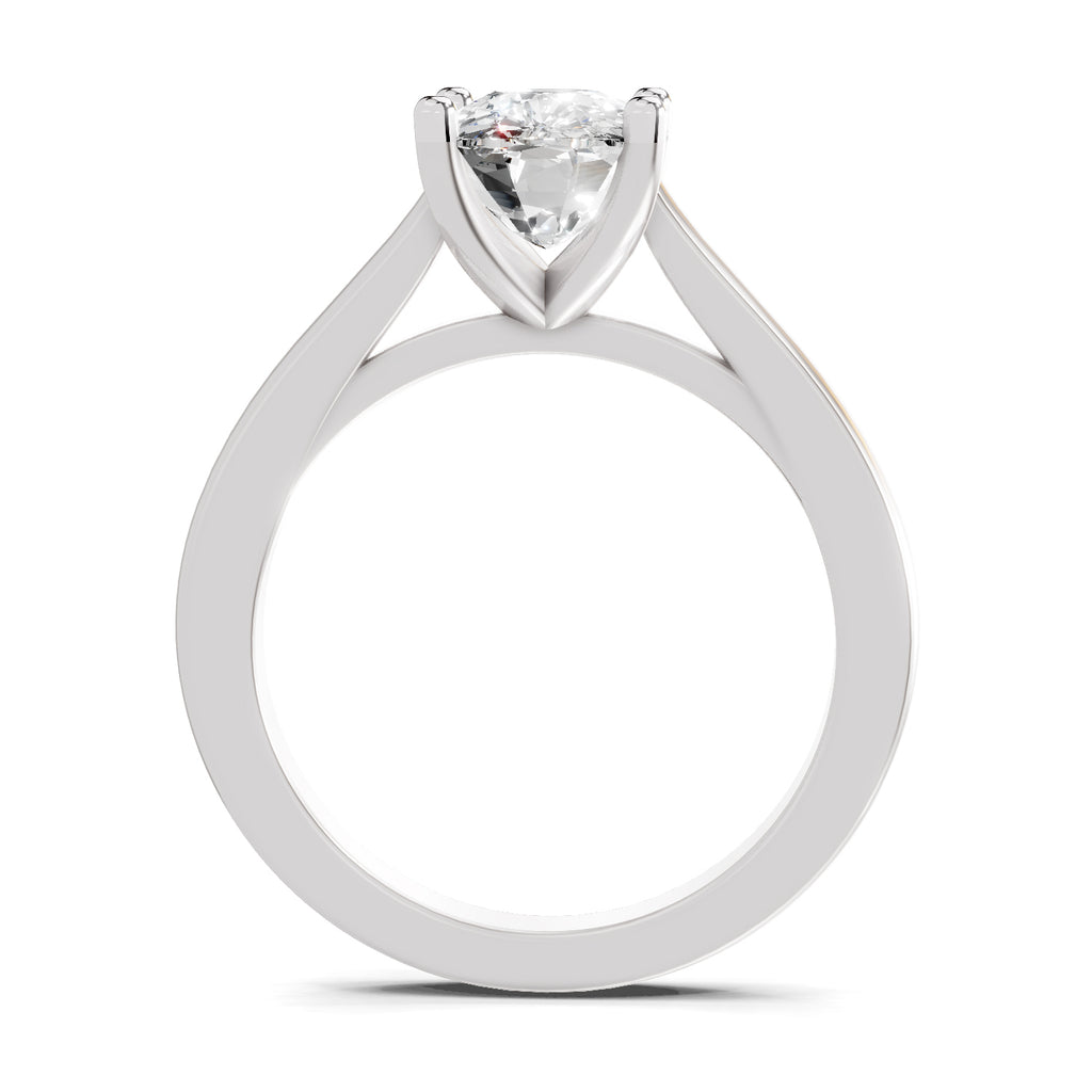 3 Ct Cushion Shape Solitaire Diamond Ring