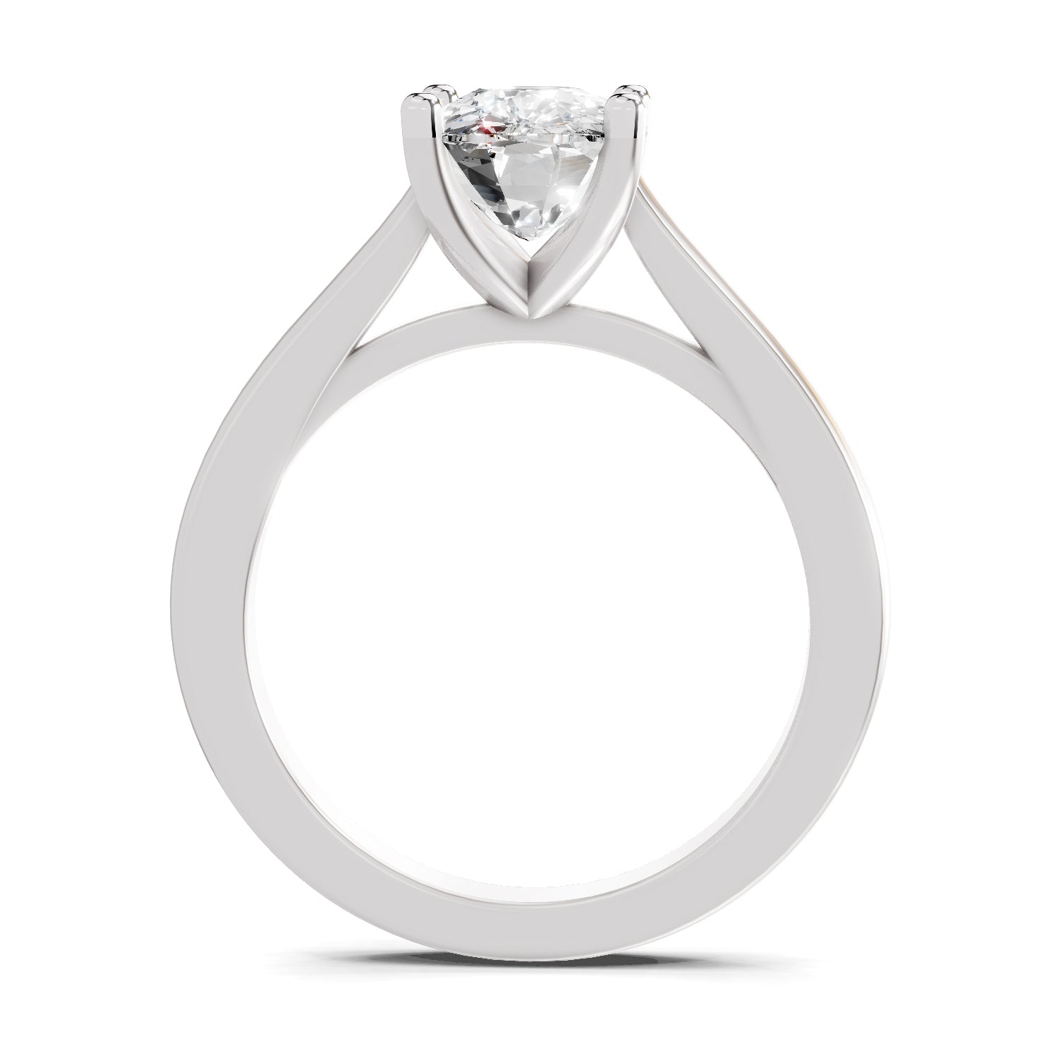 3 Ct Cushion Shape Solitaire Diamond Ring