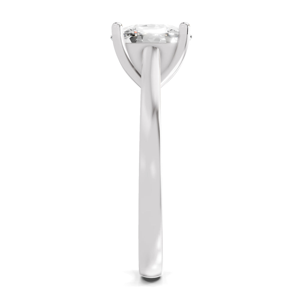 3 Ct Cushion Shape Solitaire Diamond Ring