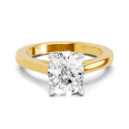 3 Ct Cushion Shape Solitaire Diamond Ring