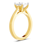 3 Ct Cushion Shape Solitaire Diamond Ring